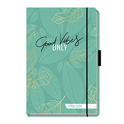 Trötsch Schülerkalender Specials mit Gummiband und Stifthalter Good Vibes 23/24: Schulplaner Hausaufgabenheft Timer Terminkalender Trötsch Schülerkalender Specials mit Gummiband und Stifthalter Good Vibes 23/24: Schulplaner Hausaufgabenheft Timer Terminkalender