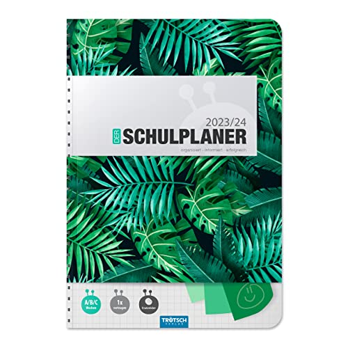 Trötsch Schulplaner Grün 23/24: Planer Schülerkalender Hausaufgabenheft Timer Trötsch Schulplaner Grün 23/24: Planer Schülerkalender Hausaufgabenheft Timer von TROTSCH