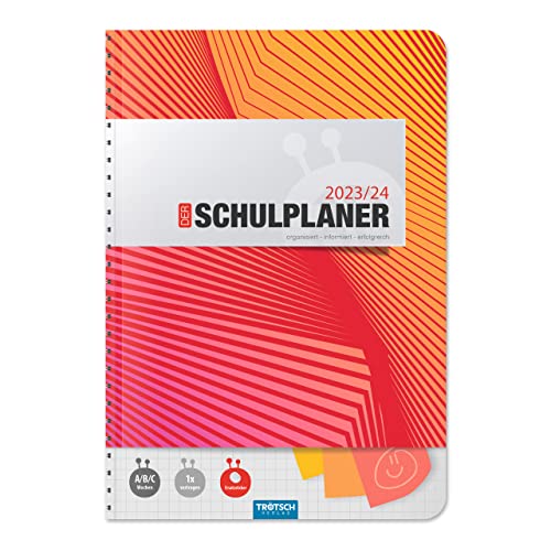 Trötsch Schulplaner Rot 23/24: Planer Schülerkalender Hausaufgabenheft Timer Trötsch Schulplaner Rot 23/24: Planer Schülerkalender Hausaufgabenheft Timer von TROTSCH