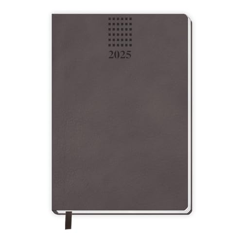 Trötsch Taschenkalender A6 Soft Touch Anthrazit 2025: Soft Touch Terminkalender