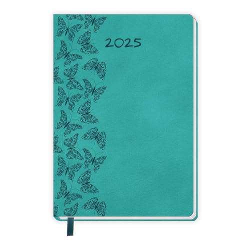 Trötsch Taschenkalender A6 Soft Touch Schmetterlinge 2025: Soft Touch Terminkalender