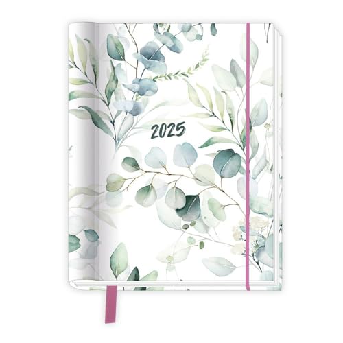 Trötsch Taschenkalender A6 Wire-O Motiv Blätter 2025 mit Postkarten: Terminkalender Trötsch Taschenkalender A6 Wire-O Motiv Blätter 2025 mit Postkarten: Terminkalender