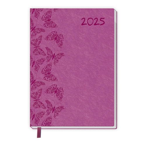 Trötsch Taschenkalender A7 Soft Touch Schmetterlinge 2025: Soft Touch Terminkalender