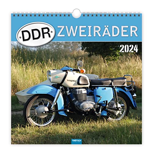 Trötsch Technikkalender DDR-Zweiräder 2024: Wandkalender Technikkalender