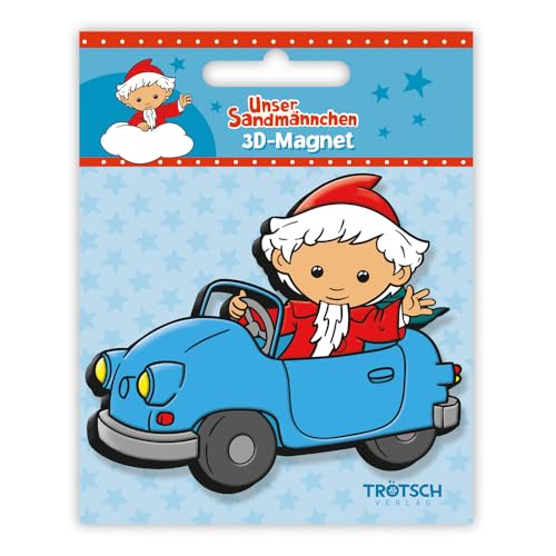 Trötsch Unser Sandmännchen Magnet Auto: Magnet für Kühlschrank Whiteboards oder Büroschränke Trötsch Unser Sandmännchen Magnet Auto: Magnet für Kühlschrank Whiteboards oder Büroschränke