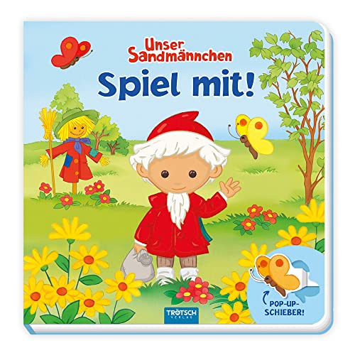 Trötsch Unser Sandmännchen Spiel mit Pappenbuch mit Pop-up-Schiebern: Entdeckerbuch Beschäftigungsbuch Spielbuch