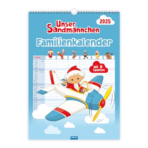 Trötsch Unser Sandmännchen XL-Familienplaner Familienkalender Unser Sandmännchen 2025: Wandkalender Trötsch Unser Sandmännchen XL-Familienplaner Familienkalender Unser Sandmännchen 2025: Wandkalender
