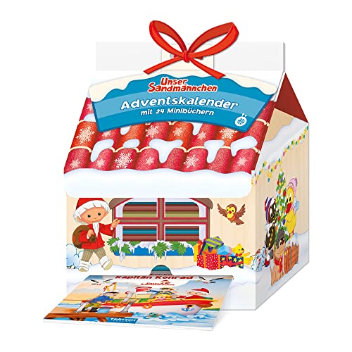 Trötsch Unser Sandmännchen und seine Freunde Adventskalender mit 24 Minibüchern in Geschenkverpackung: Weihnachtskalender Sandmann Trötsch Unser Sandmännchen und seine Freunde Adventskalender mit 24 Minibüchern in Geschenkverpackung: Weihnachtskalender Sandmann von TROTSCH