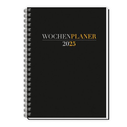 Trötsch Wochenplaner A5 mit Wire-O Schwarz 2025: Taschenkalender Trötsch Wochenplaner A5 mit Wire-O Schwarz 2025: Taschenkalender