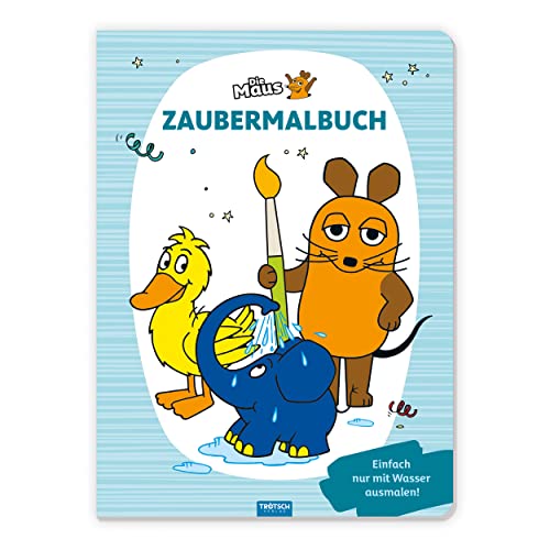 Trötsch Malbuch Die Maus Zaubermalbuch: Malbuch Ausmalbuch (Unser Sandmännchen) von TROTSCH