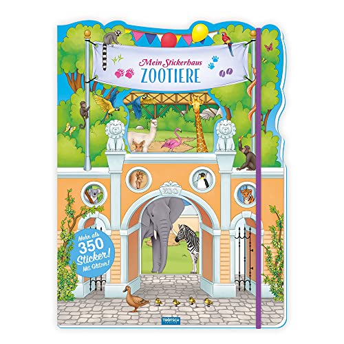 Trötsch Stickerbuch Mein Stickerhaus Zootiere: Stickerbuch Beschäftigungsbuch: Stickerbuch Beschäftigungbuch Trötsch Stickerbuch Mein Stickerhaus Zootiere: Stickerbuch Beschäftigungsbuch: Stickerbuch Beschäftigungbuch