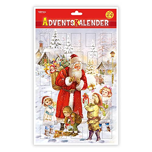 Trötsch Adventskalender Bescherung Adventskalender mit Türchen: Weihnachtskalender Bildkalender Türchenkalender von Trötsch Verlag