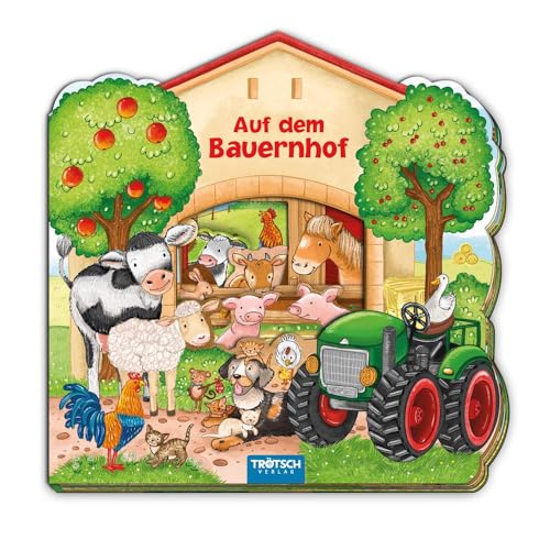 TRÖTSCH - Fensterbuch "Auf dem Bauernhof" | Spannendes Kinderbuch mit beweglichen Fenstern zum Erkunden.: Bilderbuch mit liebevollen Illustrationen und vielen Details über den Bauernhof | Ab 2 Jahren TRÖTSCH - Fensterbuch "Auf dem Bauernhof" | Spannendes Kinderbuch mit beweglichen Fenstern zum Erkunden.: Bilderbuch mit liebevollen Illustrationen und vielen Details über den Bauernhof | Ab 2 Jahren