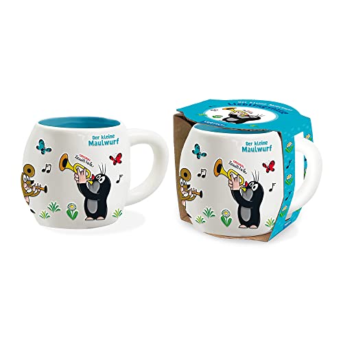 Trötsch Der kleine Maulwurf 3D Keramiktasse Lieblingstasse Musik: Kaffeetasse Teetasse Geschenkidee Geschenk Tasse von TROTSCH