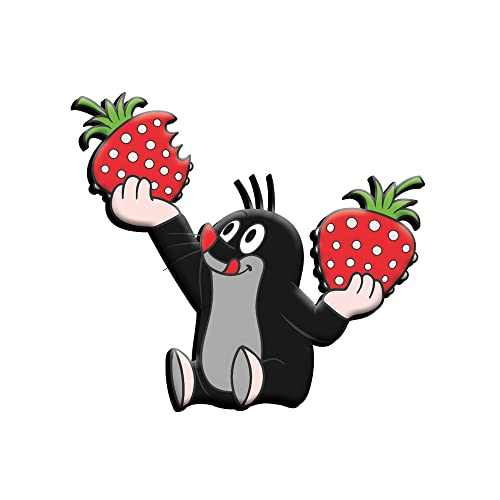 Trötsch Der kleine Maulwurf 3D-Magnet Erdbeere: Magnet für Kühlschrank Whiteboards oder Büroschränke von Trötsch Verlag