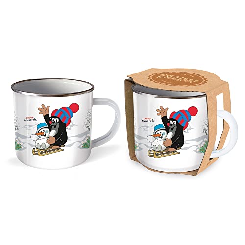 Trötsch Der kleine Maulwurf Emailletasse Wintertasse: Kaffeetasse Teetasse Geschenkidee Geschenk Tasse Emaillebecher Trötsch Der kleine Maulwurf Emailletasse Wintertasse: Kaffeetasse Teetasse Geschenkidee Geschenk Tasse Emaillebecher