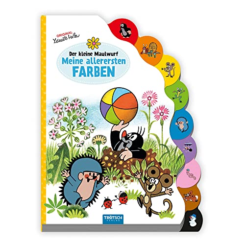 Trötsch Der kleine Maulwurf Pappenbuch mit Register Meine allerersten Farben: Entdeckerbuch Beschäftigungsbuch Spielbuch Bilderbuch Trötsch Der kleine Maulwurf Pappenbuch mit Register Meine allerersten Farben: Entdeckerbuch Beschäftigungsbuch Spielbuch Bilderbuch