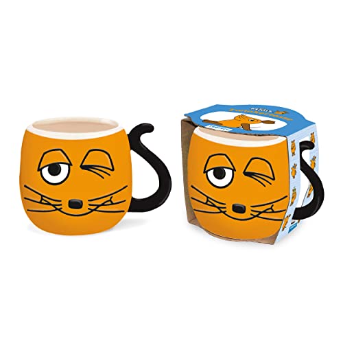 Trötsch Die Maus 3D Keramiktasse groß Zwinkertasse: Kaffeetasse Teetasse Geschenkidee Geschenk Tasse