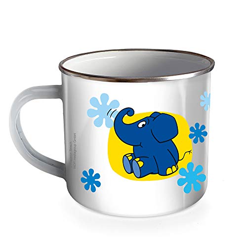 Trötsch Die Maus Emaille Becher Tasse Elefant: Kaffeetasse Teetasse Geschenkidee Geschenk Tasse Emaillebecher von Trötsch