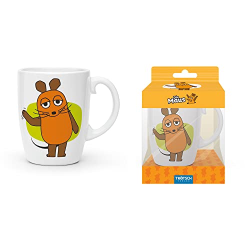 Trötsch Die Maus Kindertasse Geschenktasse aus Porzellan: Kaffeetasse Teetasse Geschenkidee Geschenk Tasse von trötsch