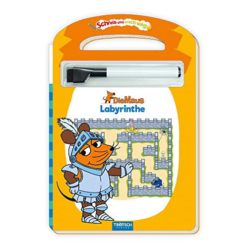 Trötsch Die Maus Schreib und wisch weg Pappenbuch Labyrinthe: Übungsheft Lernheft Vorschule Grundschule Trötsch Die Maus Schreib und wisch weg Pappenbuch Labyrinthe: Übungsheft Lernheft Vorschule Grundschule