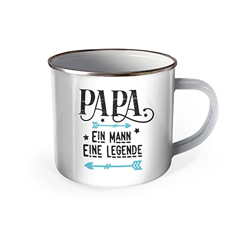 Trötsch Emaille Becher Tasse Papa