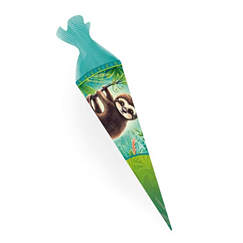 Trötsch Faultier Schultüte 22 cm zur Einschulung Geschwistertüte: Schultüte Einschulungstüte Zuckertüte Geschwistertüte Trötsch Faultier Schultüte 22 cm zur Einschulung Geschwistertüte: Schultüte Einschulungstüte Zuckertüte Geschwistertüte von TROTSCH