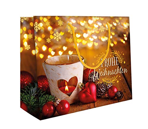 Trötsch Geschenktasche Weihnachtstasche Kerze groß quer Trötsch Geschenktasche Weihnachtstasche Kerze groß quer von Trötsch Verlag