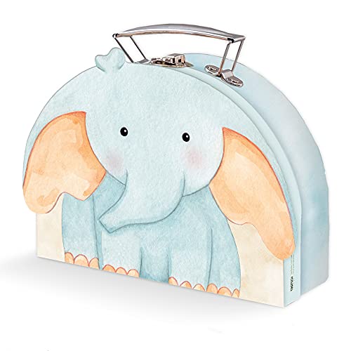 Trötsch Koffer mit Formdeckel Elefant: Pappkoffer Reisekoffer Kinder Spielkoffer von Trötsch Verlag