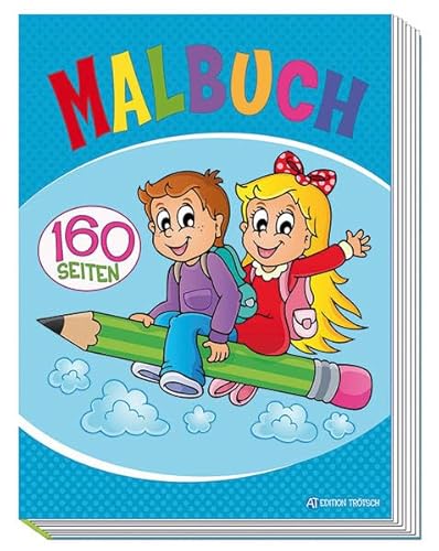 Trötsch Malbuch 160 Seiten: Ausmalbuch Ausmalspaß Beschäftigungsbuch