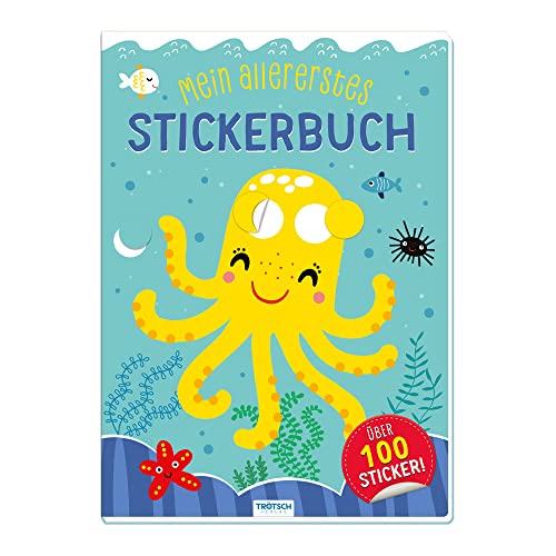 TRÖTSCH - Mein 1. Stickerbuch "Tintenfisch" | Kunterbuntes Stickeralbum mit Tiermotiven. Stickerheft zum Erkennen und Zuordnen von Farben durch spielerisches Aufkleben der Sticker | Ab 3 Jahren TRÖTSCH - Mein 1. Stickerbuch "Tintenfisch" | Kunterbuntes Stickeralbum mit Tiermotiven. Stickerheft zum Erkennen und Zuordnen von Farben durch spielerisches Aufkleben der Sticker | Ab 3 Jahren