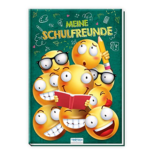TRÖTSCH - Meine Schulfreunde "SMILE" | Freundebuch für Schulfreunde mit viel Platz für Erinnerungen: Freundebuch Schulfreunde Erinnerungsalbum von TROTSCH