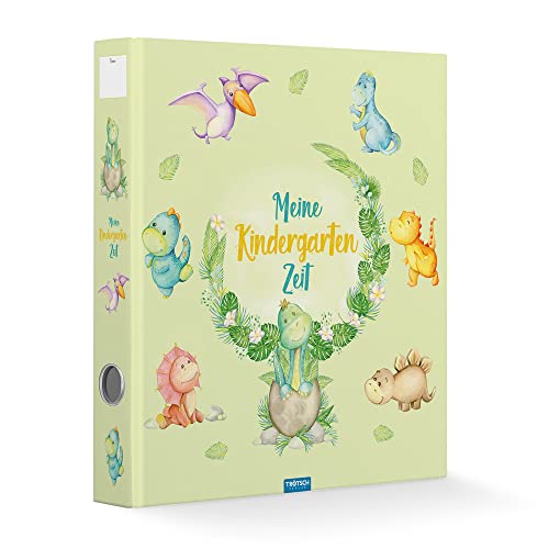 Trötsch Ordner Kindergarten Dinosaurier Sammelordner Hefter A4 Motivordner: Aktenordner Hefter Mappe Schnellhefter (Ordner: für den Kindergarten)