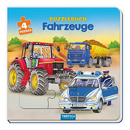 Trötsch Pappenbuch Puzzlebuch Fahrzeuge: Beschäftigungsbuch Entdeckerbuch Puzzlebuch