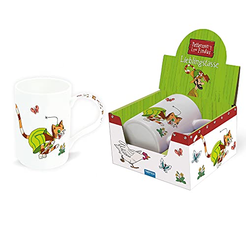 Trötsch Pettersson und Findus Lieblingstasse Findus Tasse: Porzellan Geschirr für Kinder