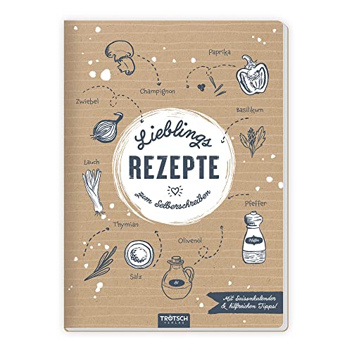Trötsch Rezeptbuch Lieblingsrezepte zum Selberschreiben: Rezeptbuch zum Selberschreiben
