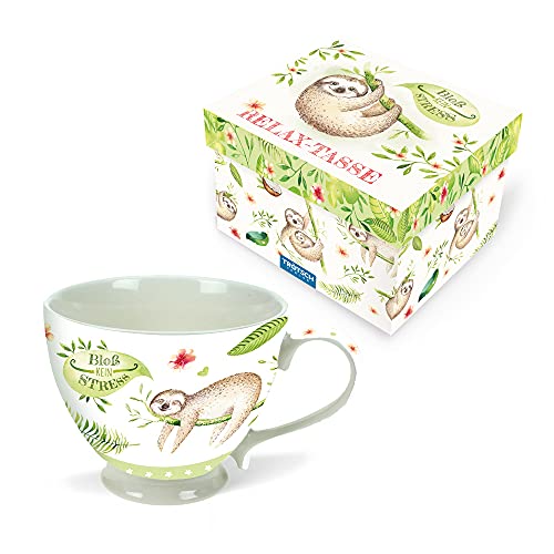 Trötsch Sammeltasse Relaxtasse Bloß kein Stress: Kaffeetasse Teetasse Geschenkidee Geschenk Tasse