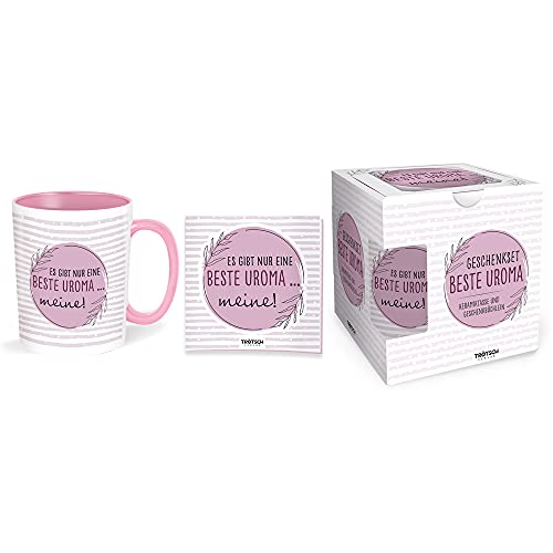 Trötsch Set aus Tasse und Buch Geschenkset Uroma Keramiktasse und Geschenkbüchlein: Geschenkset Geburtstagsgeschenk Geschenkidee für Uroma Trötsch Set aus Tasse und Buch Geschenkset Uroma Keramiktasse und Geschenkbüchlein: Geschenkset Geburtstagsgeschenk Geschenkidee für Uroma von Trötsch Verlag