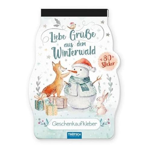 Trötsch Stickerblock Liebe Grüße aus dem Winterwald Geschenkaufkleber: Stickerblock Stickerbuch Beschäftigungsblock (Winterwald Motive) Trötsch Stickerblock Liebe Grüße aus dem Winterwald Geschenkaufkleber: Stickerblock Stickerbuch Beschäftigungsblock (Winterwald Motive)