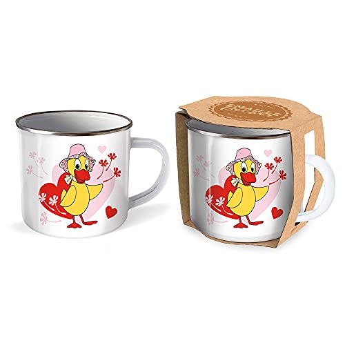 Trötsch Unser Sandmännchen Emaille Becher Tasse Schnatterinchen: Kaffeetasse Teetasse Geschenkidee Geschenk Tasse Emaillebecher Trötsch Unser Sandmännchen Emaille Becher Tasse Schnatterinchen: Kaffeetasse Teetasse Geschenkidee Geschenk Tasse Emaillebecher