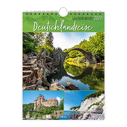 Trötsch Wochenkalender zum Hängen Deutschlandreise 2023: Wandkalender von Trötsch Verlag GmbH