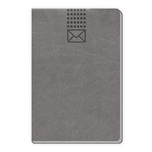 Trötsch Adressbuch Soft Touch Mini Anthrazit: Adressbuch Eintragebuch Adressen Soft Touch