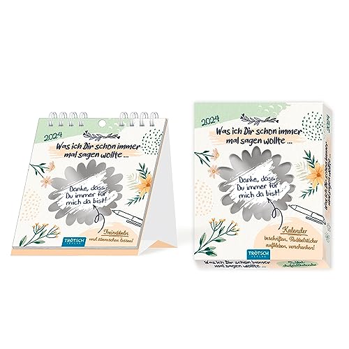 Trötsch DIY Aufstellkalender mit Rubbelstickern „Was ich dir schon immer sagen wollte“ 2024: Tischkalender/ DIY Kalender zum Selbstgestalten/ Basteln, ... DIY Kalender zum Selbstgestalten/zum Basteln Trötsch DIY Aufstellkalender mit Rubbelstickern „Was ich dir schon immer sagen wollte“ 2024: Tischkalender/ DIY Kalender zum Selbstgestalten/ Basteln, ... DIY Kalender zum Selbstgestalten/zum Basteln