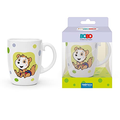 Trötsch Bobo Siebenschläfer Kindertasse grün Geschenktasse aus Porzellan: Kindergeschirr Tasse Porzellan Geschenk Geschenkidee Kinder Lieblingstasse von Trötsch Verlag