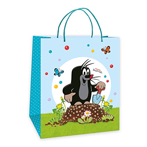 Trötsch Der kleine Maulwurf Garten Geschenktasche groß 3D: Tragetasche Papiertüte Geschenktüte Henkeltasche von Trötsch Verlag