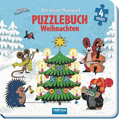 Trötsch Der kleine Maulwurf Puzzlebuch mit 4 Puzzle Weihnachten: Beschäftigungsbuch Entdeckerbuch Puzzlebuch Trötsch Der kleine Maulwurf Puzzlebuch mit 4 Puzzle Weihnachten: Beschäftigungsbuch Entdeckerbuch Puzzlebuch