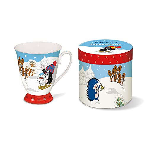 Trötsch Der kleine Maulwurf Sammeltasse Winter: Kaffeetasse Teetasse Geschenkidee Geschenk Tasse