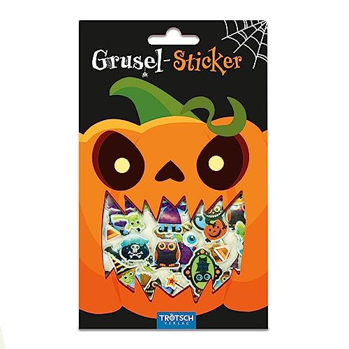 Trötsch Grusel-Sticker klein 40 Gel Sticker: Halloween Sticker Grusel Deko Gel-Sticker von Trötsch Verlag GmbH & Co. KG