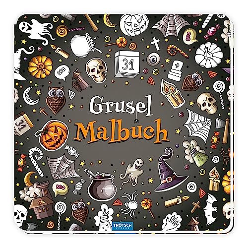 Trötsch Gruselmalbuch mit Stickern: Halloween Malbuch Sticker Grusel Bastelheft Beschäftigungsbuch von Trötsch Verlag GmbH & Co. KG