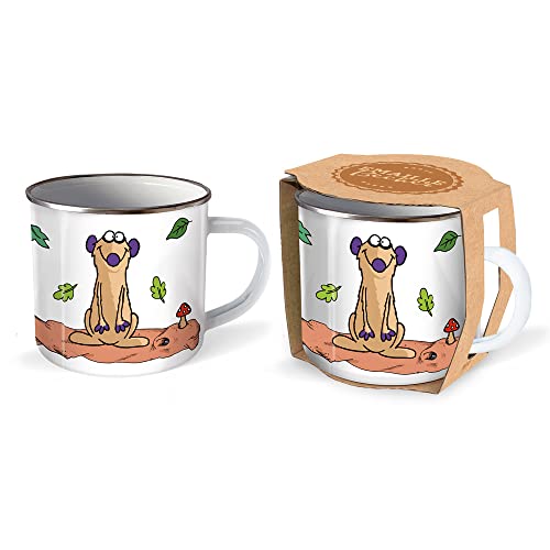 Trötsch Jan & Henry Emailletasse Jan: Kaffeetasse Teetasse Geschenkidee Geschenk Tasse Emaillebecher von Trötsch Verlag